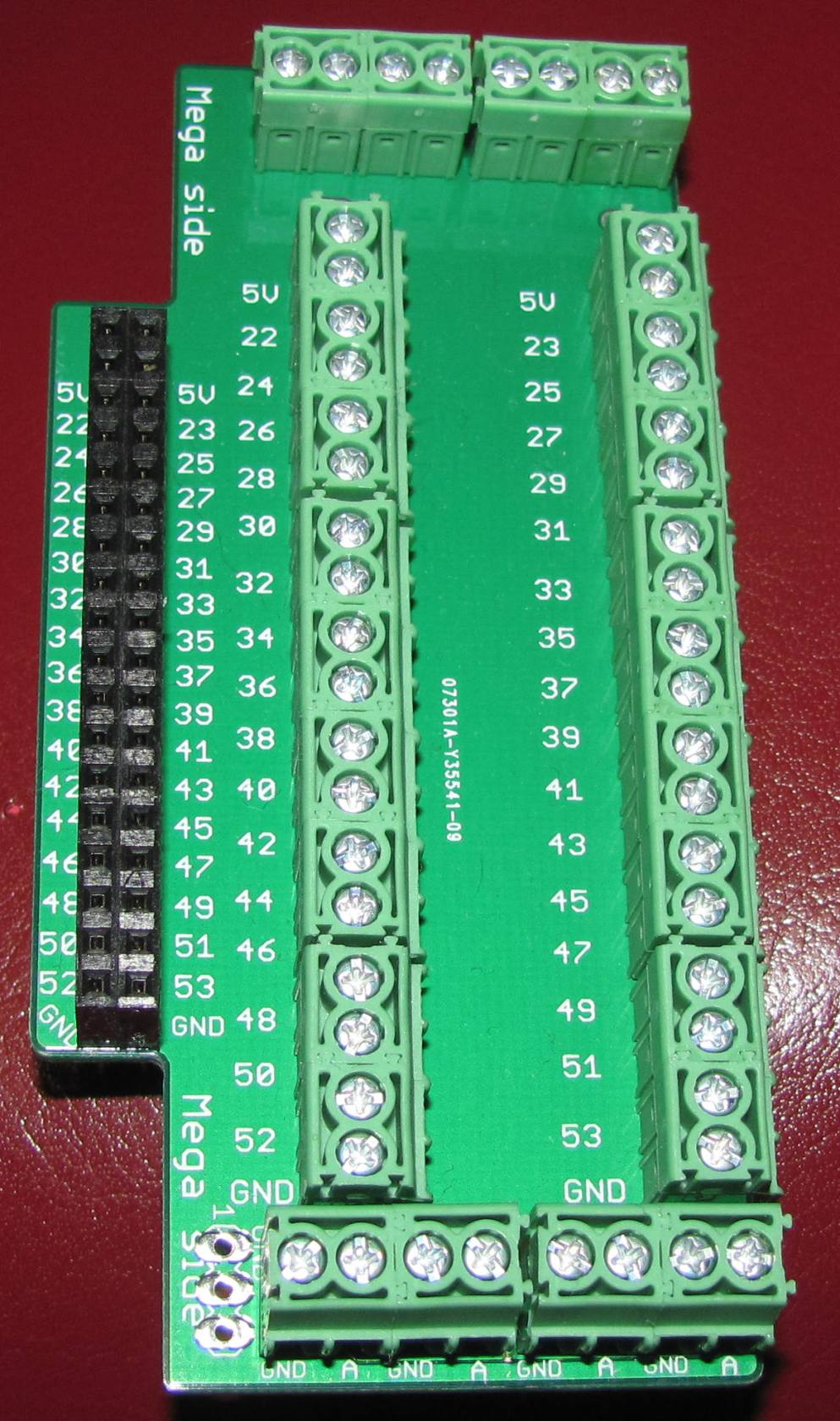 Double row screw shield